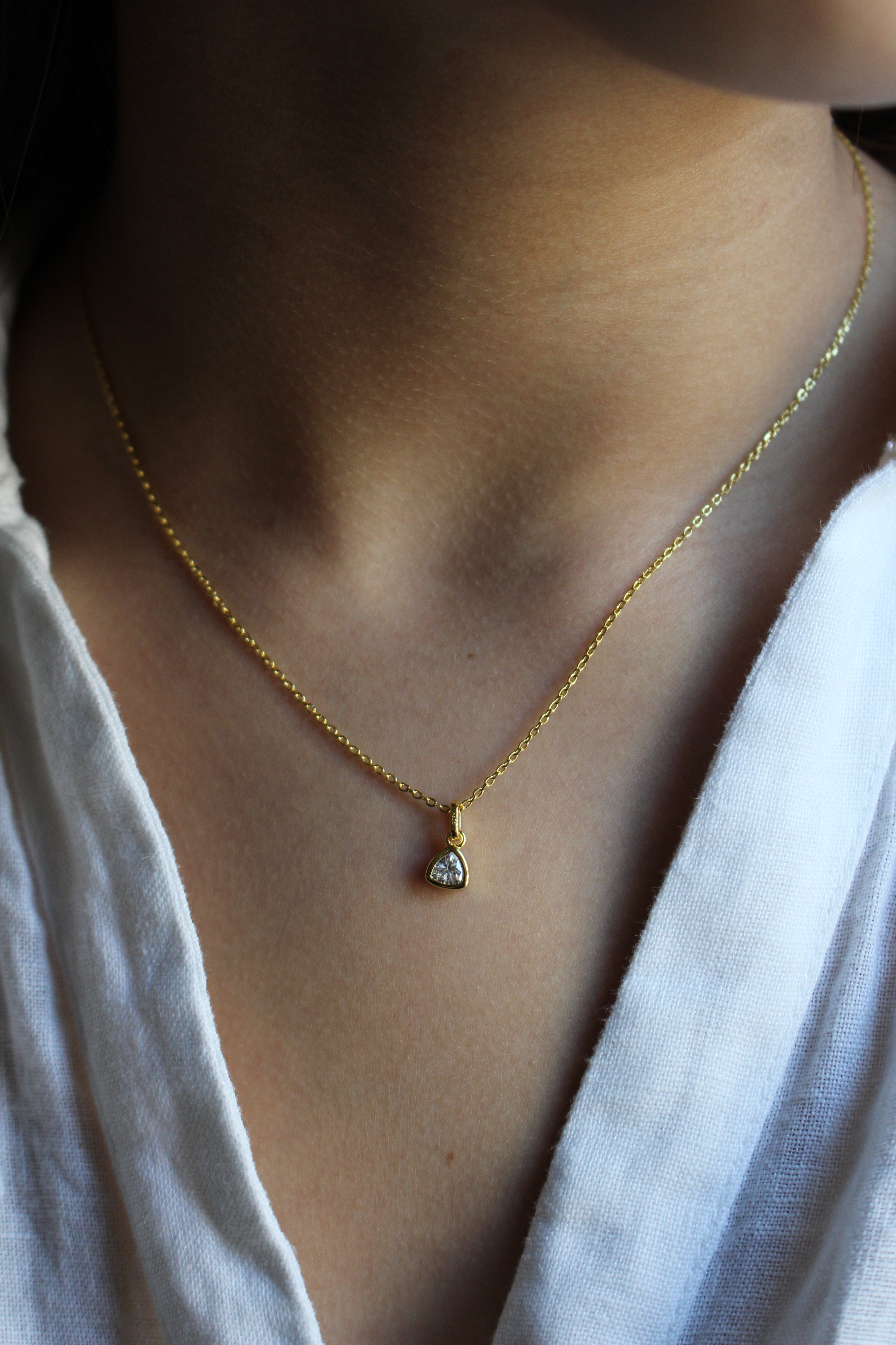 American Diamond White stone Necklace set